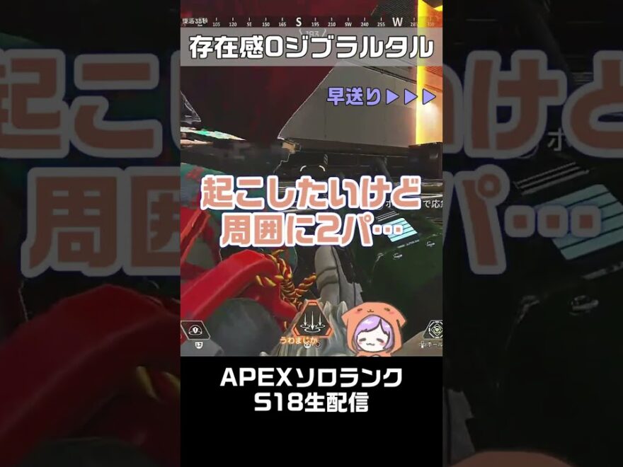 【apex】必死ハイドのジブ。野良ｿﾛﾗﾝｸapex女性実況生配信【s18ｴｰﾍﾟｯｸｽﾚｼﾞｪﾝｽﾞ】shorts 生配信 Apexlegends かぴさん かくれんぼ ワイ動画まとめ 2857